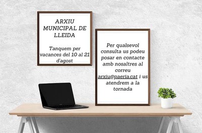 <bound method DexterityContent.Title of <NewsItem at /fs-webs/arxiu/ca/actualitat/noticies/tancament-de-larxiu-per-vacances>>.