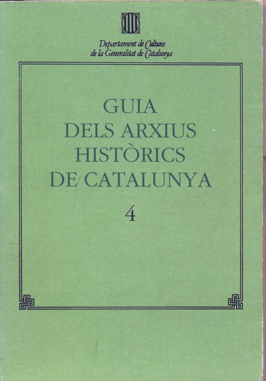 Guia dels Arxius Històrics de Catalunya