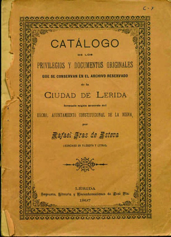 Catálogo de los privilegios