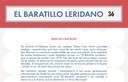 Bando para la recuperación de la documentación de "El Baratillo"