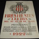 Restauració del cartell de la Festa Major de 1922