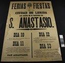 Restauració del cartell de les Festes de Maig de 1888 